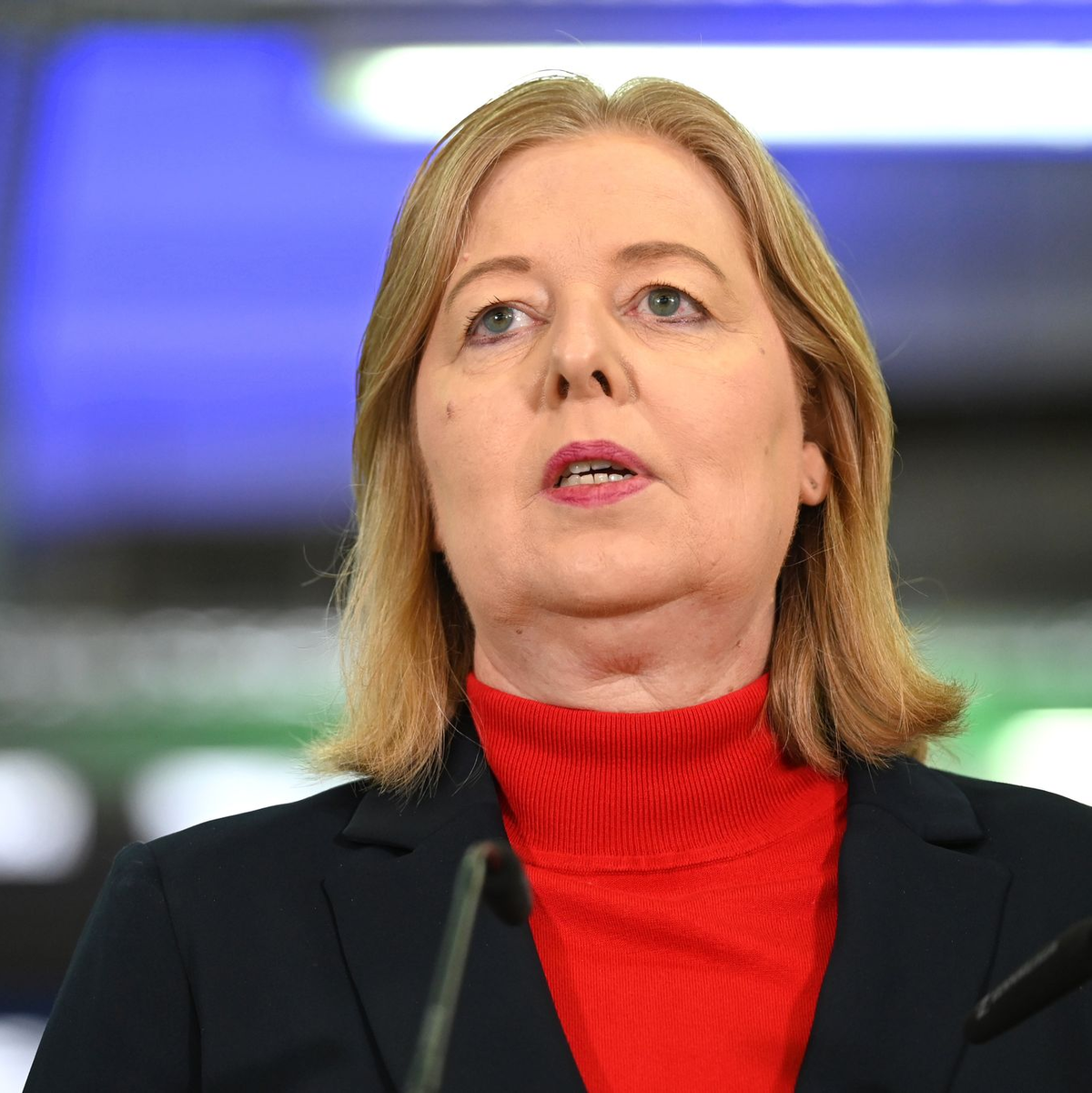 Sozialministerin Bas sieht keinen Grund für Änderungen an ihrem Rentenpaket.  - Foto: Elisa Schu/dpa