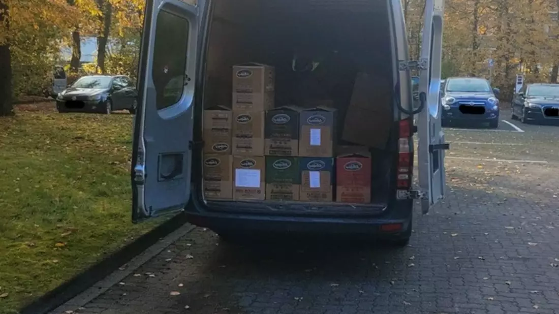 HZA-MS: Kaffeeschmuggel: Zoll entdeckt Kleintransporter in Oeding mit 200 Kilogramm Kaffee Steuerstrafverfahren gegen Mann aus Bremen eingeleitet - Bild: presseportal.de