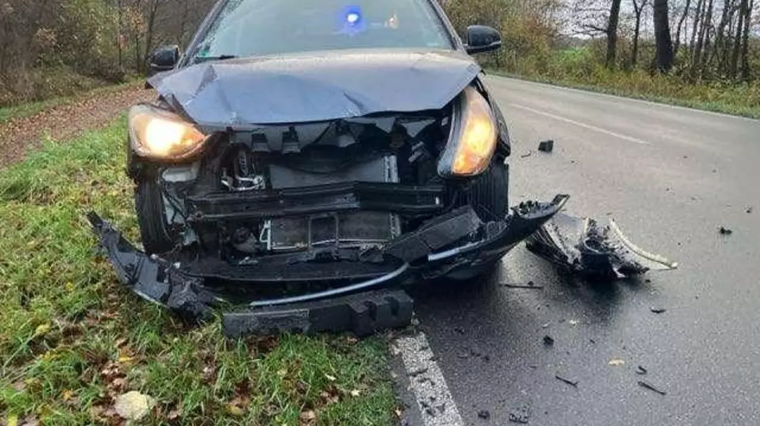 POL-CUX: Verkehrsunfall mit zwei leichtverletzten Personen und hohem Sachschaden in Sellstedt (Foto im Anhang) - Bild: presseportal.de