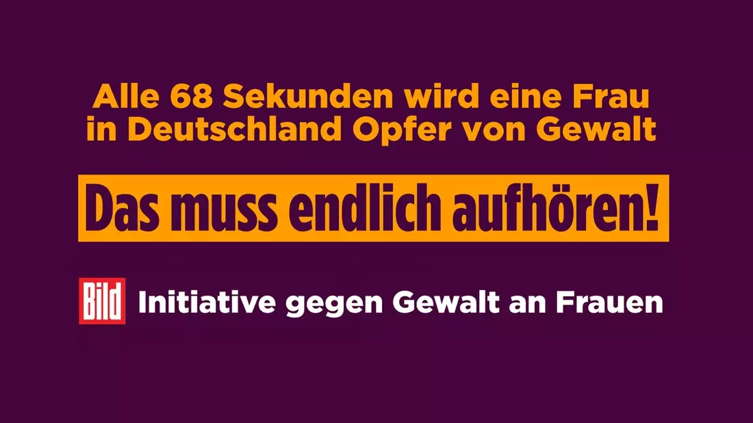 BILD startet am 20. November 2025 redaktionelle Initiative gegen Gewalt an Frauen / Themenspecial im Vorfeld des Orange Day / Unterstützung durch Karin Prien, Alexander Dobrindt und Stefanie Hubig - Bild: presseportal.de