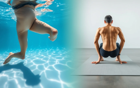 Aqua-Fitness und Vierfüßlerstand: Zwei Waffen gegen Rückenschmerzen - Foto: über boerse-global.de