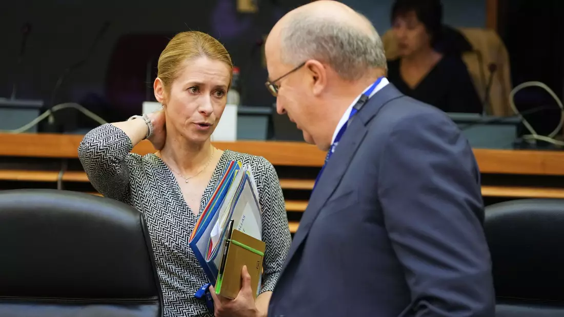 EU-Chefdiplomatin Kaja Kallas wird das Außenministertreffen leiten. (Archivbild) - Bild: Virginia Mayo/AP/dpa