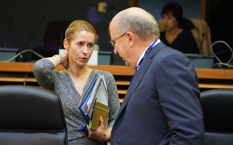EU-Chefdiplomatin Kaja Kallas wird das Außenministertreffen leiten. (Archivbild) - Foto: Virginia Mayo/AP/dpa