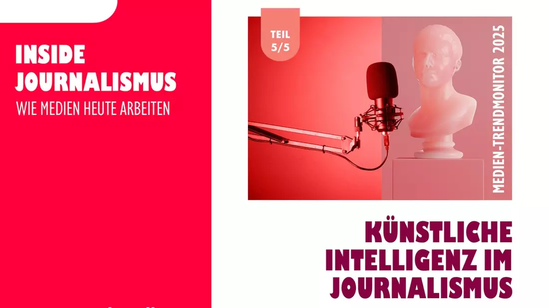 Medien-Trendmonitor 2025: So arbeiten Journalistinnen und Journalisten mit KI - Bild: presseportal.de