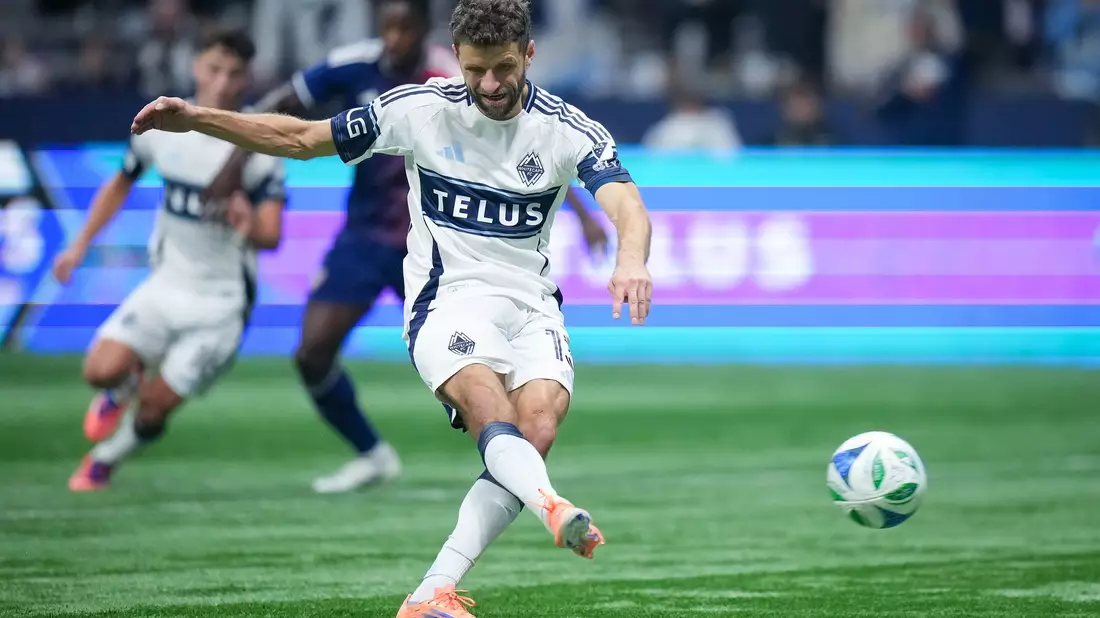 Thomas Müller hat seine gute Torquote seit dem Wechsel nach Vancouver nicht erwartet. (Archivfoto) - Bild: DARRYL DYCK/The Canadian Press/dpa