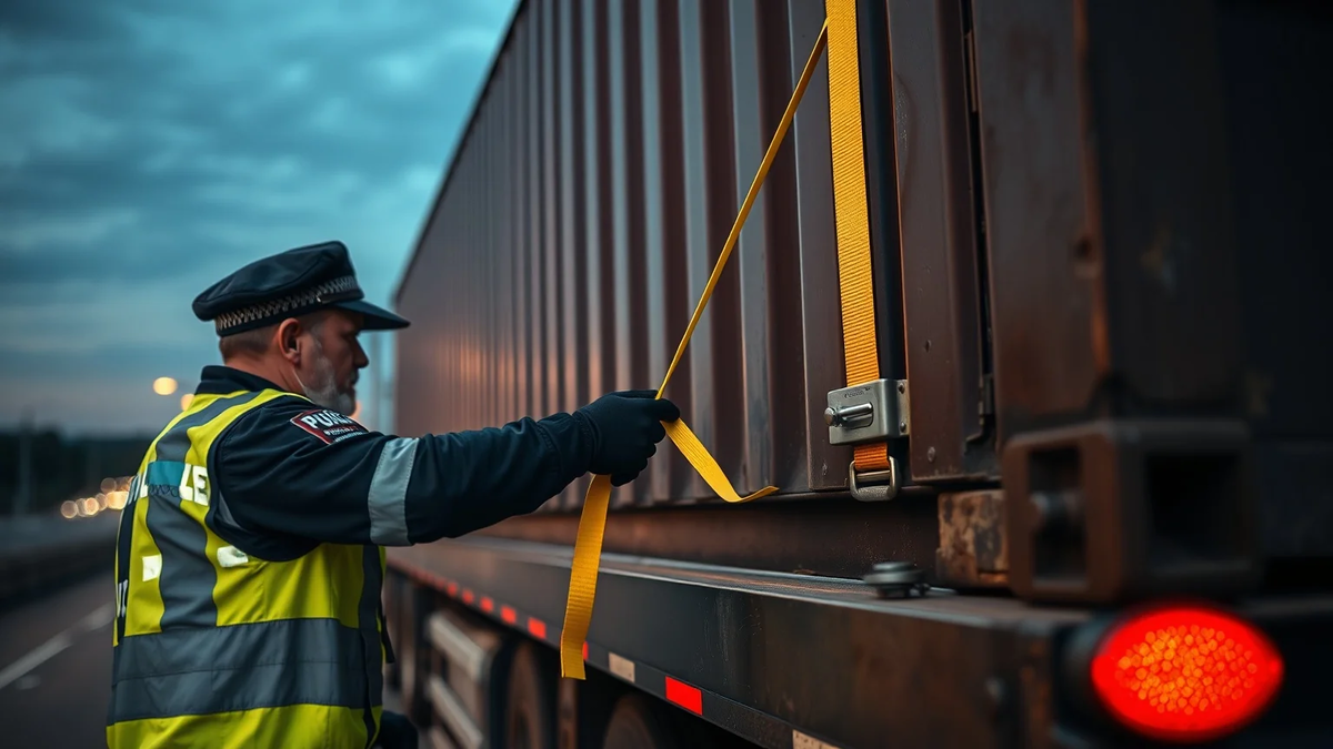 Günzburg: 22 Tonnen Stahl ungesichert auf der A8 - Foto: über boerse-global.de