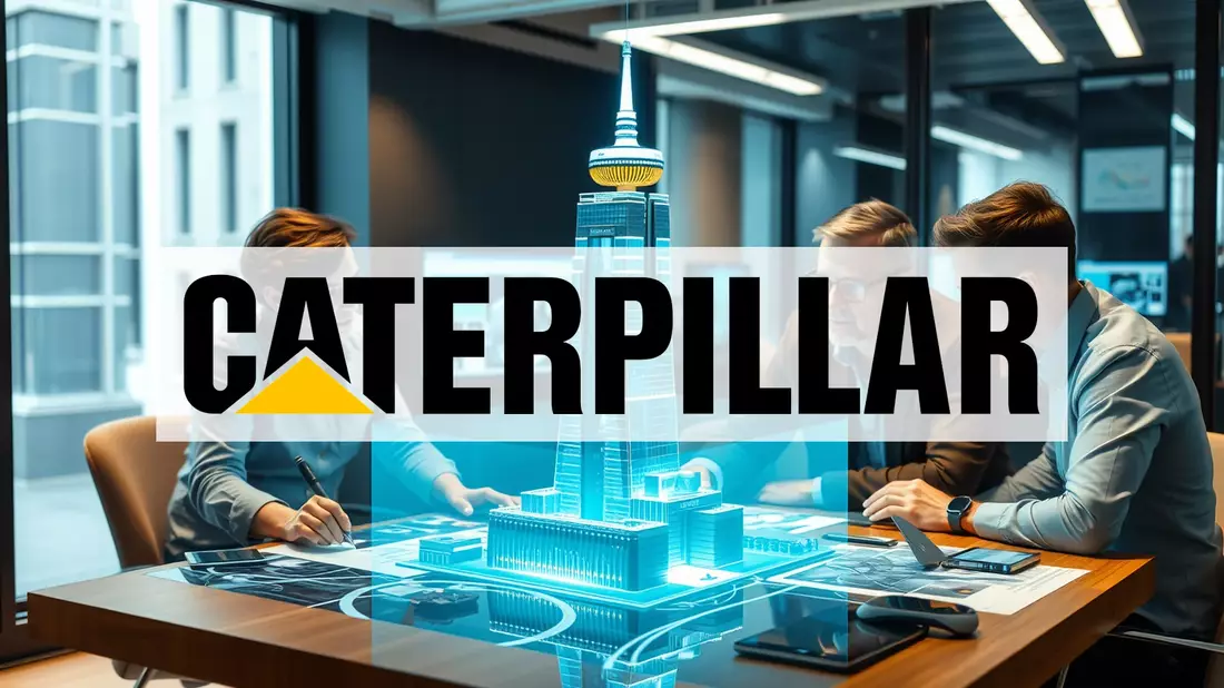 Caterpillar Stock Faces Critical Test at $600 Threshold Illustration mit AI erstellt übermittelt durch boerse-global.de