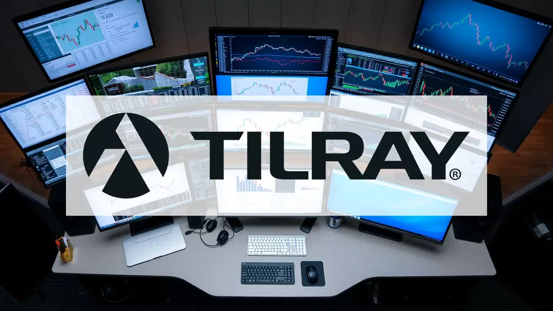 Tilray Shares Tumble Following Shareholder Governance Vote Illustration mit AI erstellt übermittelt durch boerse-global.de