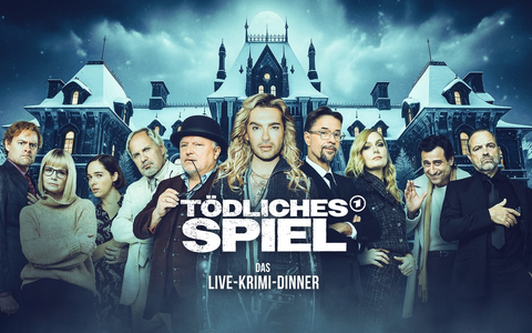 Nervenkitzel, Improvisation und ein gewagtes TV-Experiment: Tödliches Spiel - Das Live-Krimi-Dinner am Samstag, 22. November um 20:15 Uhr live in der ARD, in der ARD Mediathek und im ORF - Foto: presseportal.de
