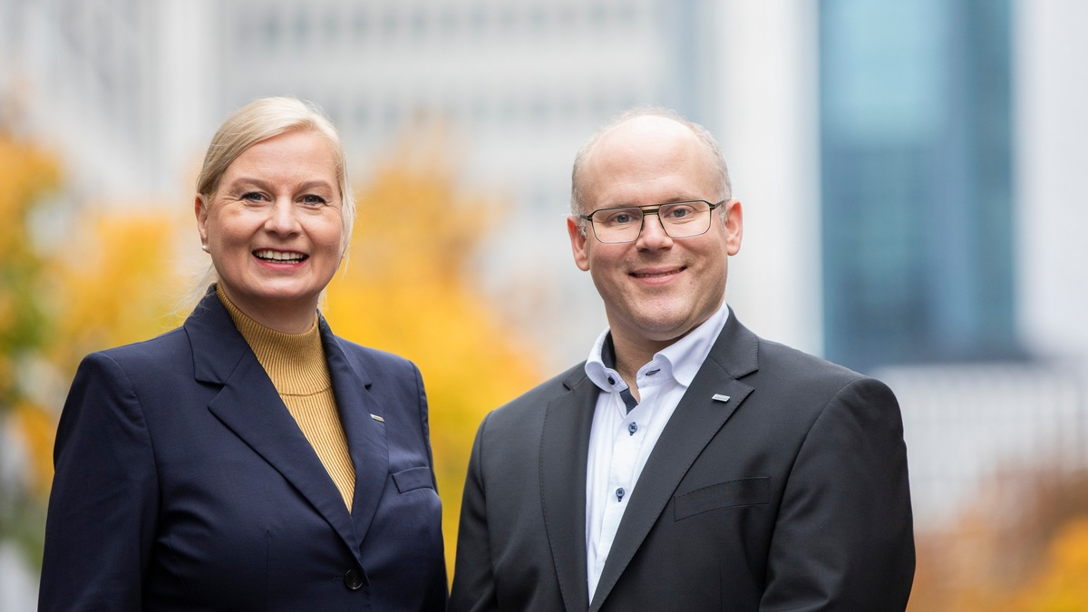 Neues Vorstandsduo bei der BAHN-BKK - Foto: presseportal.de