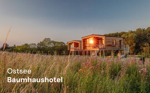 Ostsee Baumhaushotel schließt Ausbau ab: 14 Baumhäuser auf Höhe der Baumkronen starten in erste volle Saison 2026 - Foto: presseportal.de