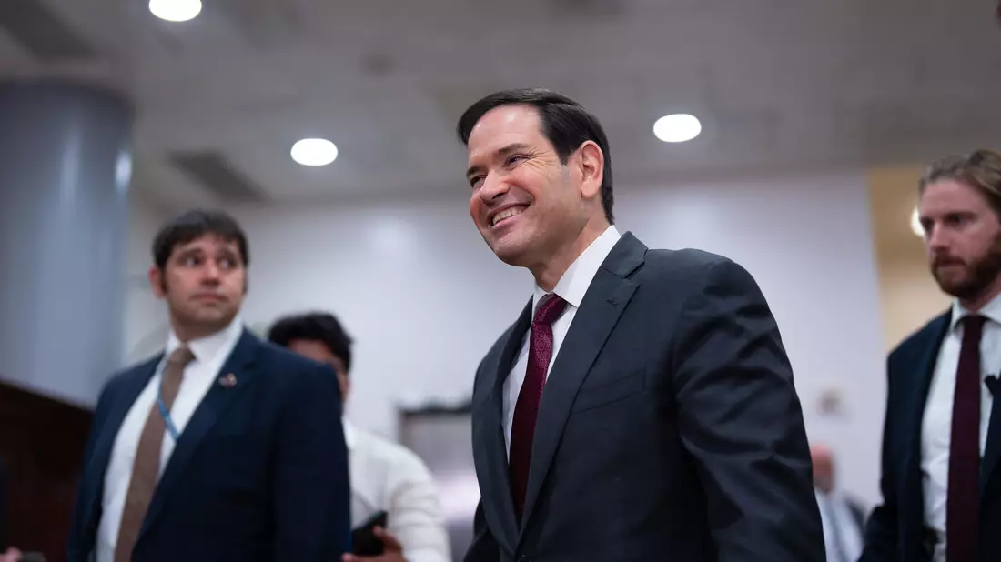 US-Außenminister Marco Rubio bestätigt, dass an einer «Idee» für ein Kriegsende in der Ukraine gearbeitet werde. (Archivbild) - Bild: J. Scott Applewhite/AP/dpa