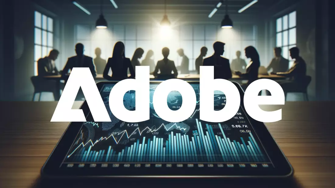Adobe Shares Plunge Amid Acquisition Skepticism Illustration mit AI erstellt übermittelt durch boerse-global.de