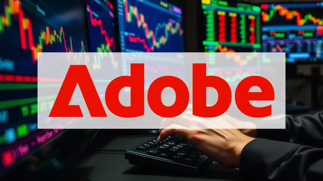 La acción de Adobe se desplaza en zona de mínimos ante la huida de inversores Illustration mit AI erstellt übermittelt durch boerse-global.de