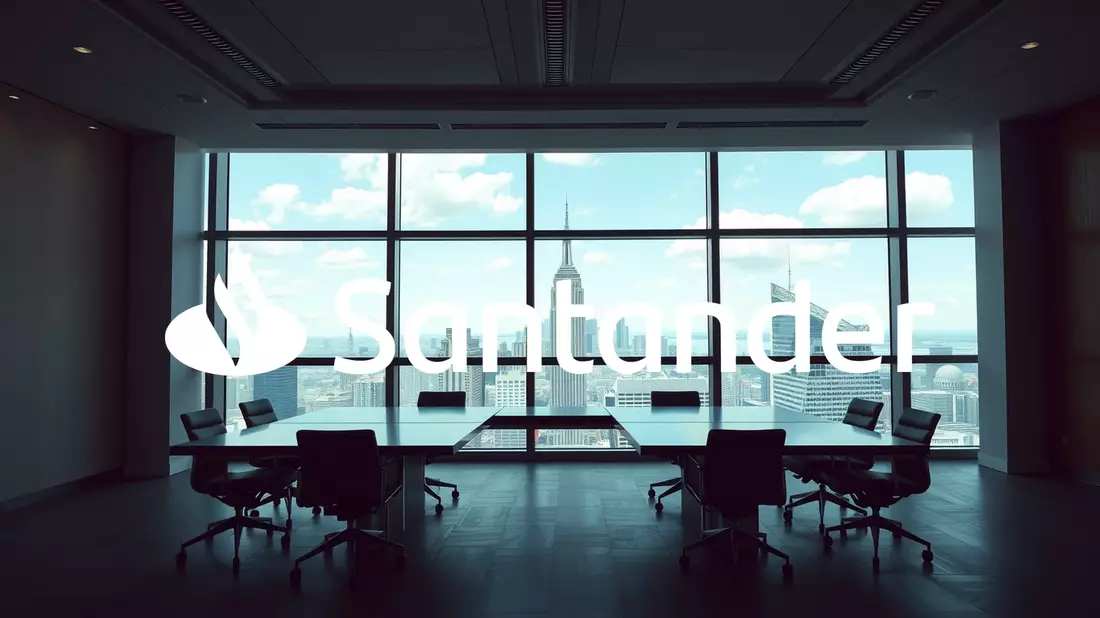 Santander: Doble golpe a la confianza inversora Illustration mit AI erstellt übermittelt durch boerse-global.de