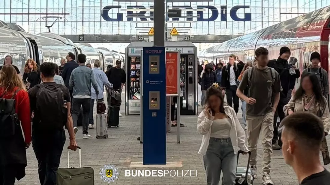 Bundespolizeidirektion München: Diebstahl am Hauptbahnhof München / Täter auf frischer Tat gestellt - Bild: presseportal.de