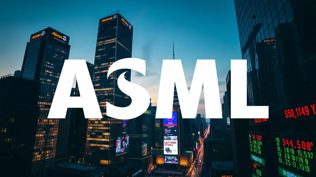 ASML Shares Face Sudden Market Pressure Illustration mit AI erstellt übermittelt durch boerse-global.de