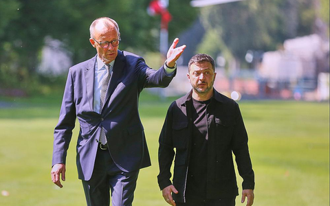 Friedrich Merz und Wolodymyr Selenskyj (Archiv) - Foto: über dts Nachrichtenagentur