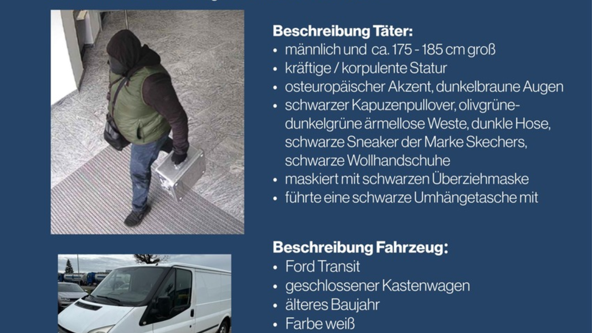 POL-MA: Oftersheim/Rhein-Neckar-Kreis: Raubüberfall auf Geldinstitut - Zeugenaufruf, PM Nr. 4 - Foto: presseportal.de