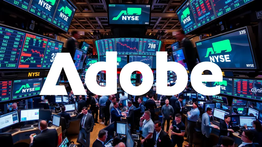 La acción de Adobe se desploma: ¿Oportunidad o crisis? Illustration mit AI erstellt übermittelt durch boerse-global.de