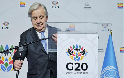 Antonio Guterres am 21.11.2025 - Foto: über dts Nachrichtenagentur