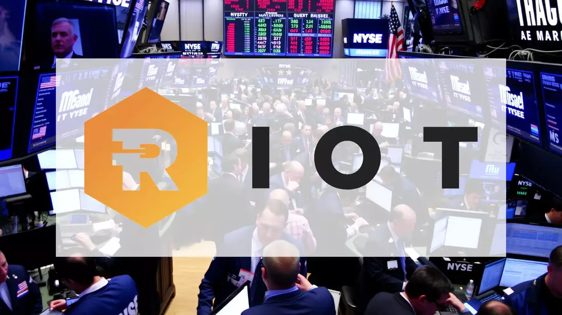 Riot Blockchain Faces Mounting Challenges as Shares Continue Slide Illustration mit AI erstellt übermittelt durch boerse-global.de