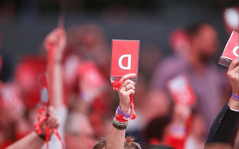 Abstimmung auf SPD-Parteitag (Archiv) - Foto: über dts Nachrichtenagentur