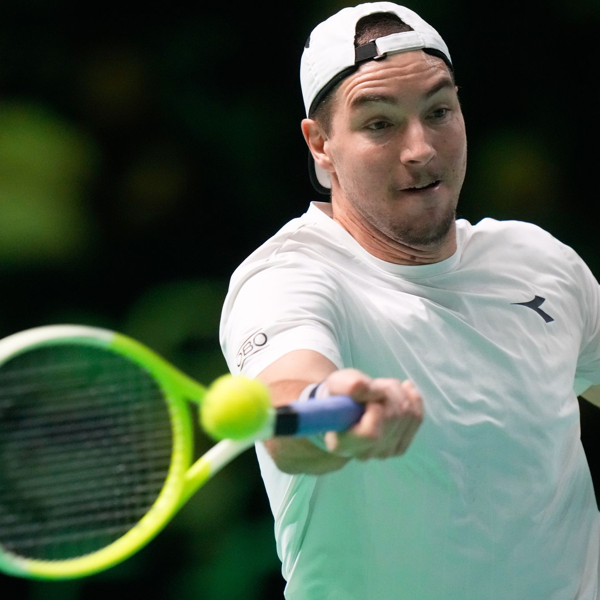 Jan-Lennard Struff verlor zum Auftakt gegen Pablo Carreno Busta. - Foto: Luca Bruno/AP/dpa