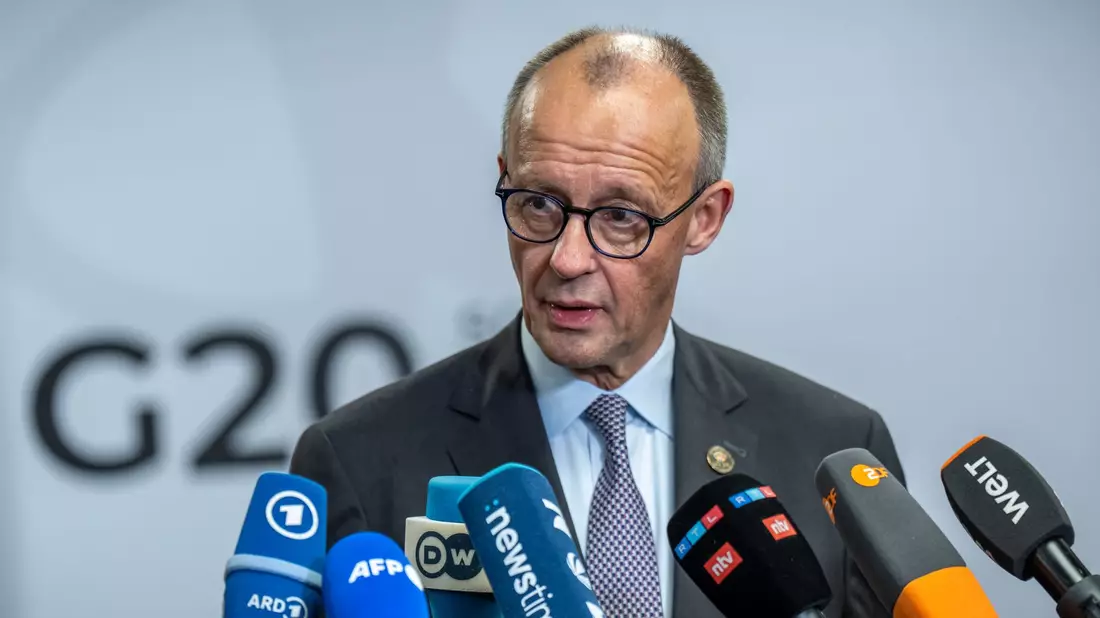 «Kriege können nicht beendet werden durch Großmächte über die Köpfe der beteiligten Länder hinweg», sagt Kanzler Merz. - Bild: Michael Kappeler/dpa