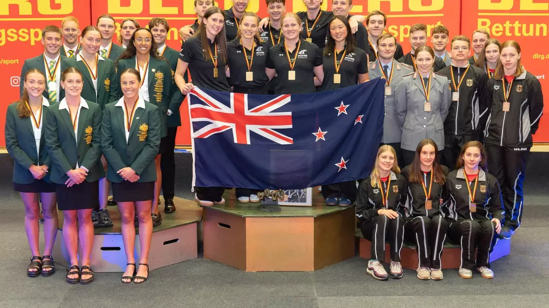 Neuseeland gewinnt erstmals 31. Internationalen Deutschlandpokal im Rettungsschwimmen - Bild: presseportal.de