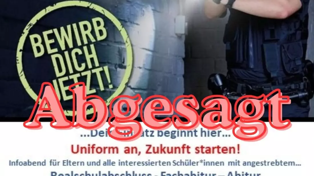 POL-EL: Lingen - Infoabend abgesagt! - Bild: presseportal.de