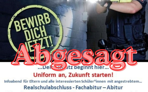 POL-EL: Lingen - Infoabend abgesagt! - Foto: presseportal.de