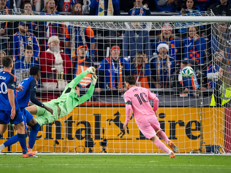 Lionel Messi ist im Playoff-Viertelfinale einmal mehr nicht aufzuhalten. - Foto: Tanner Pearson/AP/dpa