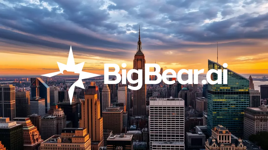 BigBear.ai Shares Slide Despite Strategic Partnership Announcement Illustration mit AI erstellt übermittelt durch boerse-global.de