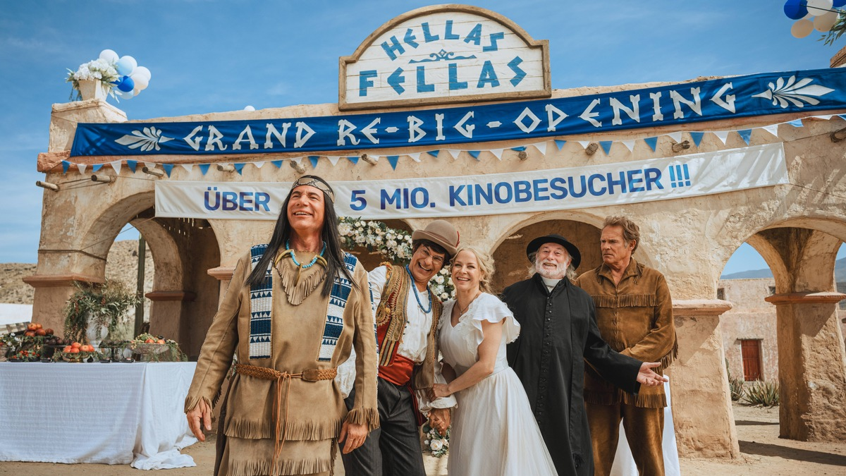 5 Mio. Kinobesucher! / Box-Office-Meilenstein für / DAS KANU DES MANITU - Foto: presseportal.de