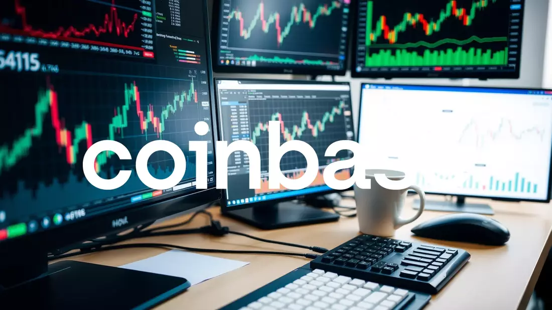Coinbase: Una estrategia agresiva en medio del desplome bursátil Illustration mit AI erstellt übermittelt durch boerse-global.de