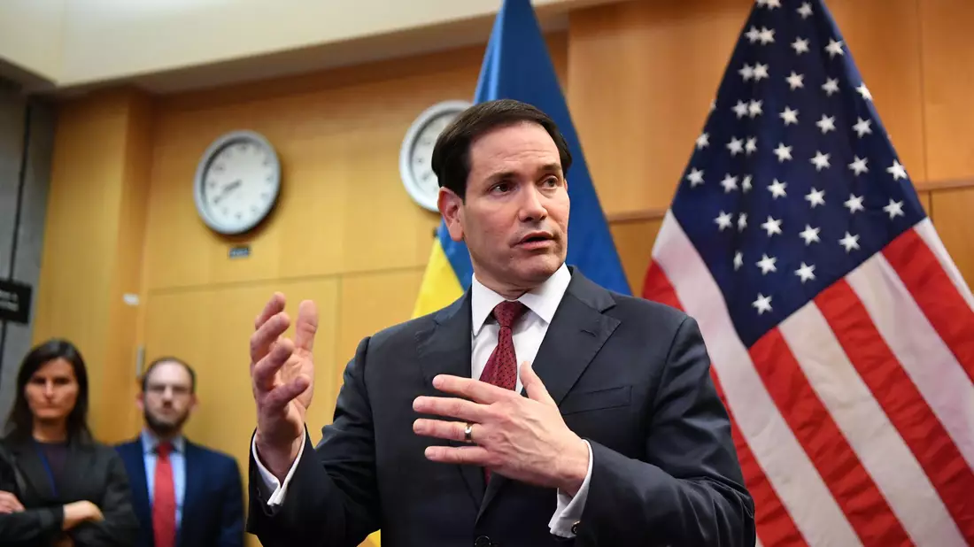US-Außenminister Marco Rubio ist überzeugt, dass die Bemühungen um Frieden in der Ukraine erfolgreich sein werden. - Bild: Lian Yi/XinHua/dpa