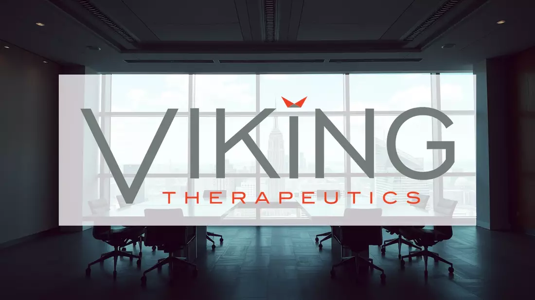 Viking Therapeutics Stock Surges on Accelerated Clinical Trial Progress Illustration mit AI erstellt übermittelt durch boerse-global.de
