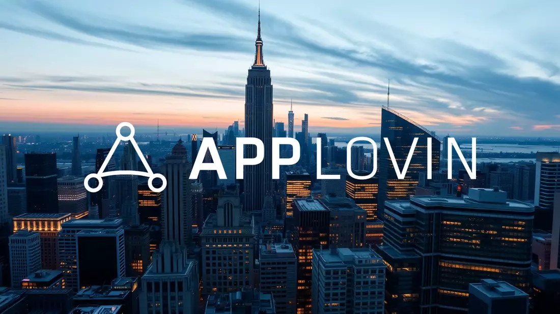 Applovin Shares Navigate Market Volatility Illustration mit AI erstellt übermittelt durch boerse-global.de
