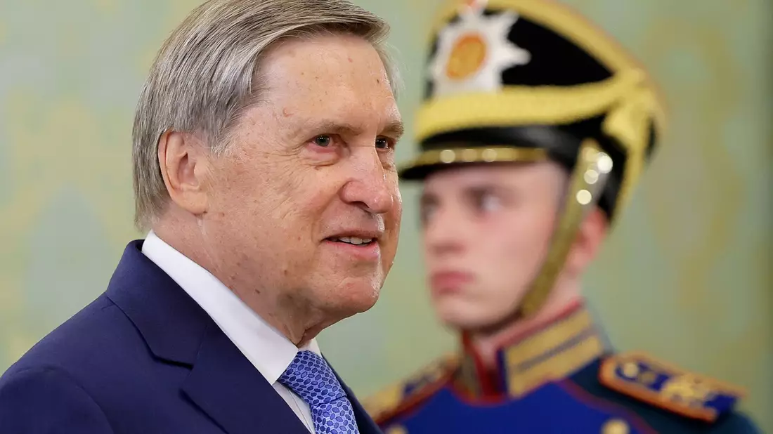 Der Friedensplan sei im Detail bisher gar nicht mit Russland besprochen worden, sagte Juri Uschakow. (Archivbild) - Bild: Maxim Shemetov/Reuters Pool via AP/dpa