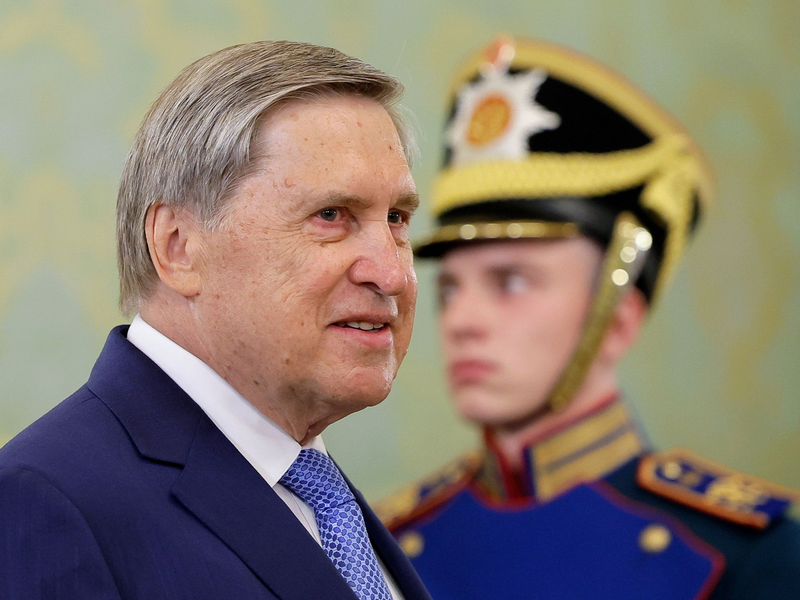 Der Friedensplan sei im Detail bisher gar nicht mit Russland besprochen worden, sagte Juri Uschakow. (Archivbild) - Foto: Maxim Shemetov/Reuters Pool via AP/dpa