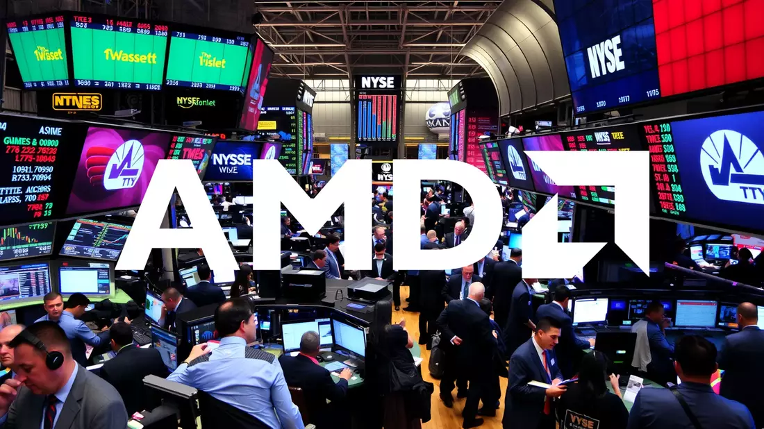 AMD Desafía el Dominio de Nvidia con un Hito en Inteligencia Artificial Illustration mit AI erstellt übermittelt durch boerse-global.de