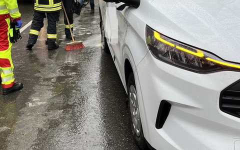 FW Eigeltingen: Verkehrsunfall bei Heudorf (Hegau) - Foto: presseportal.de
