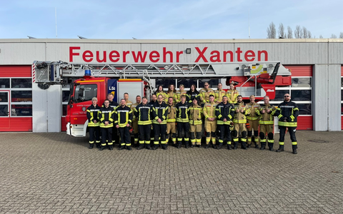 FW Sonsbeck: Erfolgreicher Abschluss der Module 1 und 2 der interkommunalen Truppmannausbildung - Foto: presseportal.de