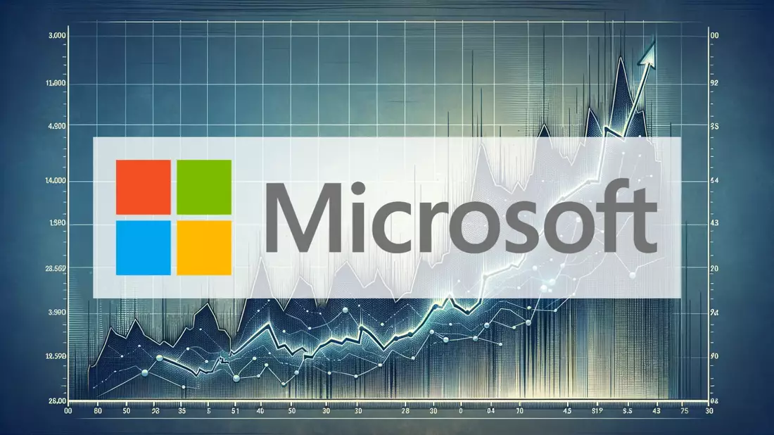 Microsoft Shares Face Sustained Downturn Amid Diverging Views Illustration mit AI erstellt übermittelt durch boerse-global.de