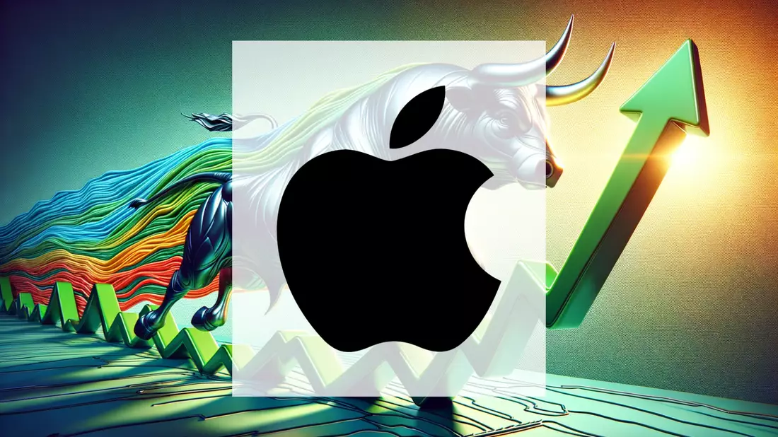 Apple Shares Surge as Chinese Market Demand Defies Expectations Illustration mit AI erstellt übermittelt durch boerse-global.de