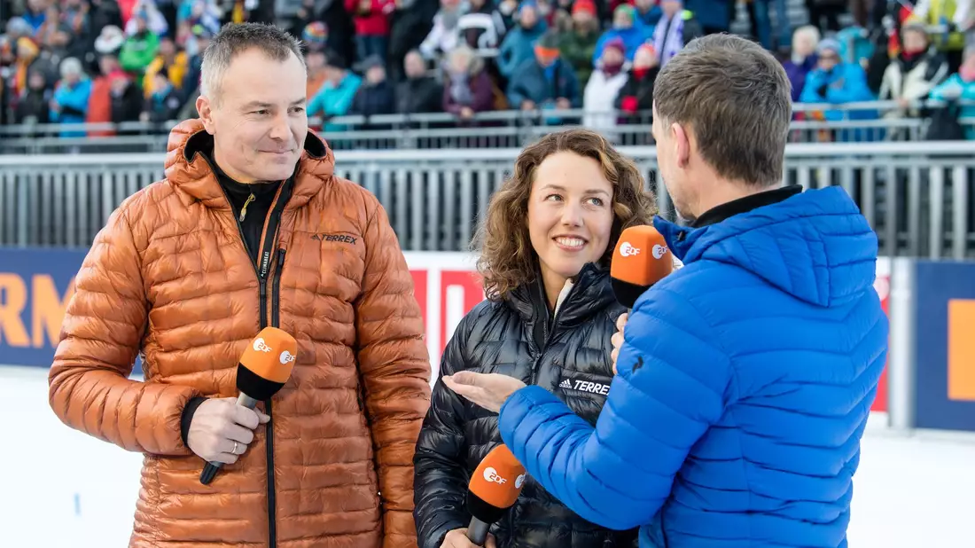 Laura Dahlmeier, die Ende Juli beim Bergsteigen tödlich verunglückte, war auch als ZDF-Expertin beliebt. (Archivfoto) - Bild: Matthias Balk/dpa