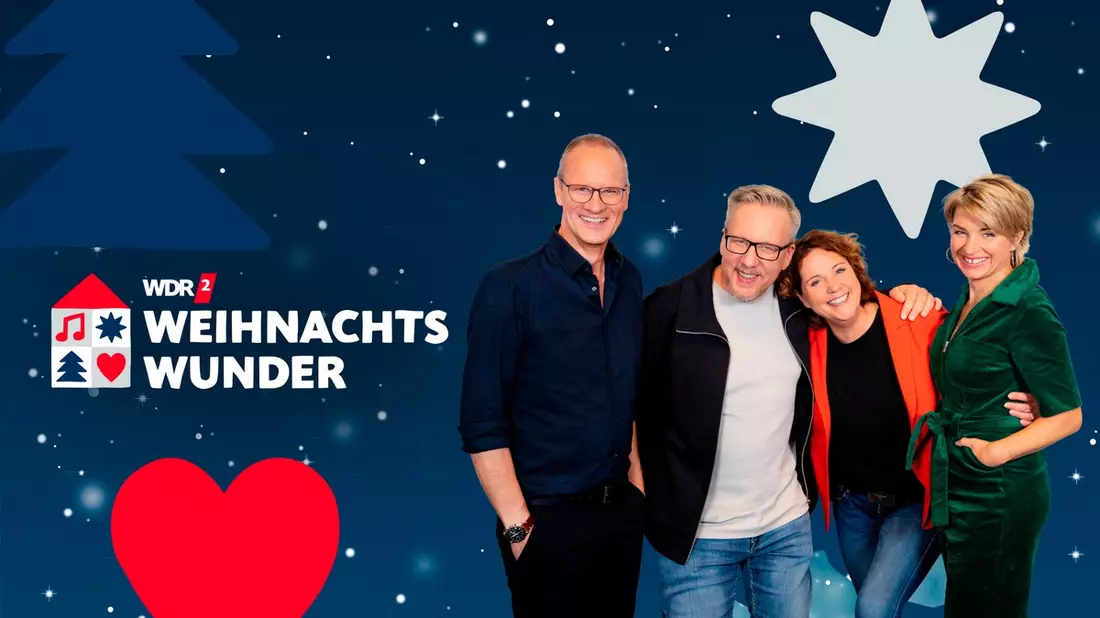Zusammen feiern. Zusammen spenden. Das WDR 2 Weihnachtswunder in Essen. - Bild: presseportal.de