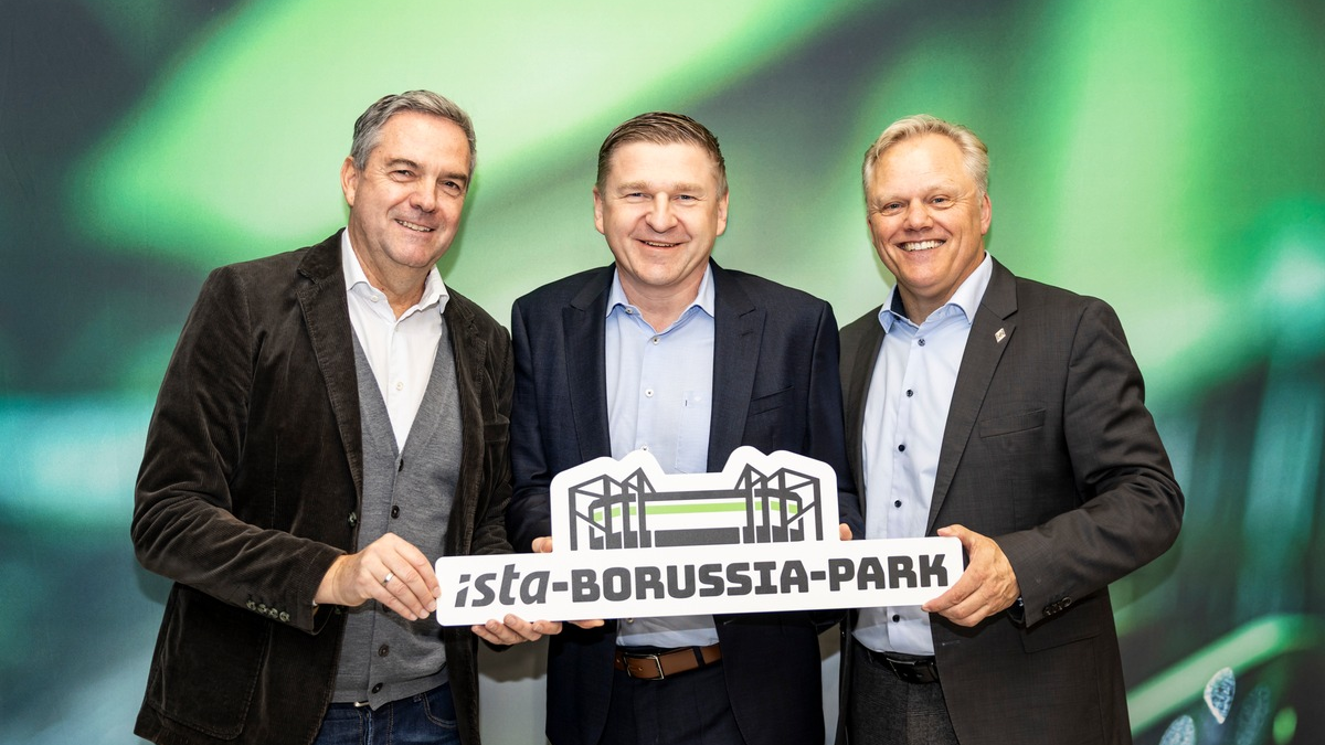 ista bringt Energie ins Spiel - Borussia-Park wird zum ista-Borussia-Park - Foto: presseportal.de