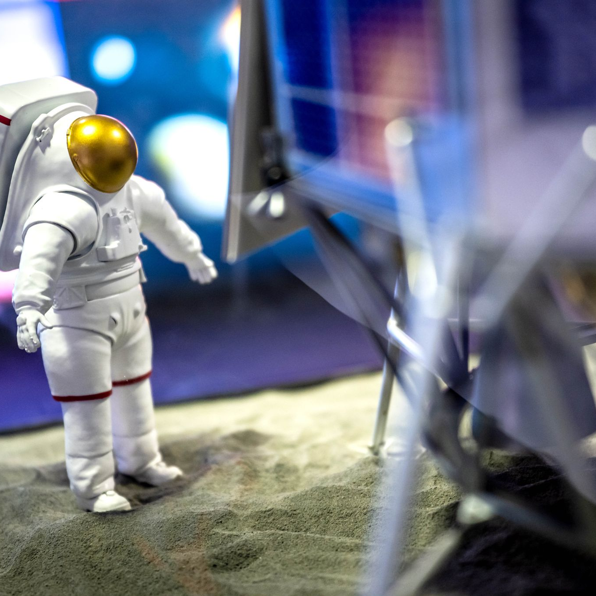 Die Veranstaltungsräume am Vorabend der Esa-Ministerratstagung. - Foto: Sina Schuldt/dpa